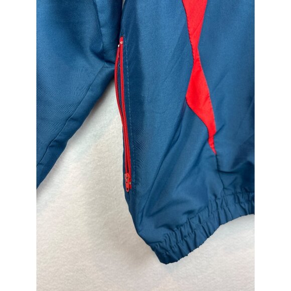 Vintage Antarctica Expedition H44 Full Zip Nylon Jacket Size L Navy Red - Picture 4 of 11
